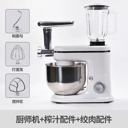 10L Multifunctional 3-in-1 Cooking Machine Household Appliances Kitchen Food Cake Bread Dough Vertical Mixer