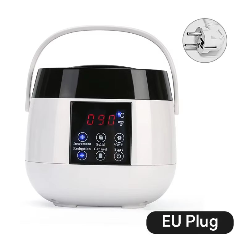 Wax Heater Warmer Hair Removal Wax Machine SPA Body Epilator Paraffin Wax Pot Smart LCD Temperature Display