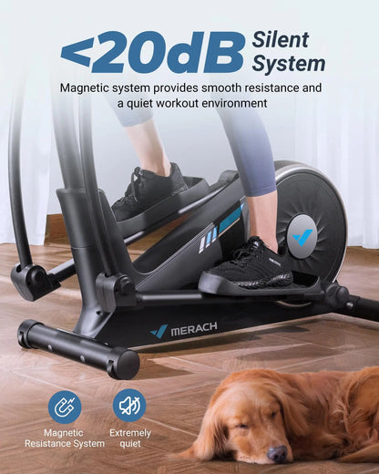 Elliptical Machine Elliptical Machine Home Hyper-Quiet Magnetic Drive System 16Levels Adjustable Resistance  App