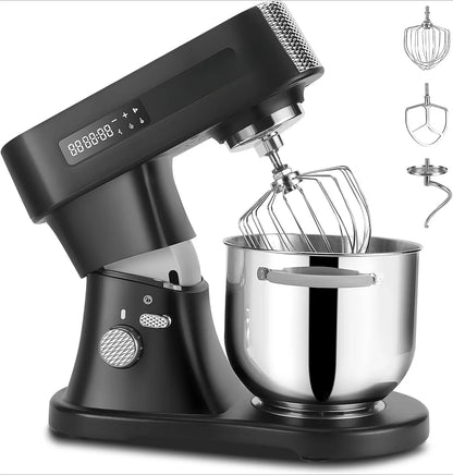 7.4QT Household Stand Mixer 800W with Aluminum Die Casting Mixers Kitchen Electric Stand Mixer Metal Dough Mixer