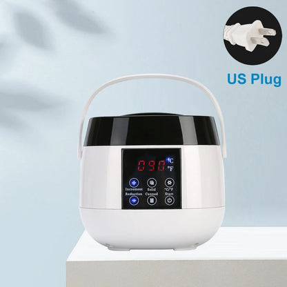 Depilatory Hair Removal Machine - Wax Melter Epilator Kit with Paraffin Heater Wax Beans Beads for Smooth Skin at Home Use