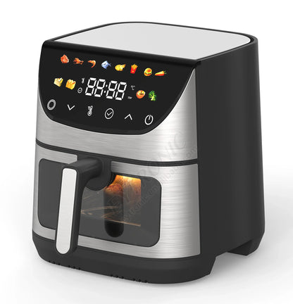 YYHC-New 8.5L oil Free Fryer Electric deep Digital rapid Air Fryer stainless Steel, smart air fryer