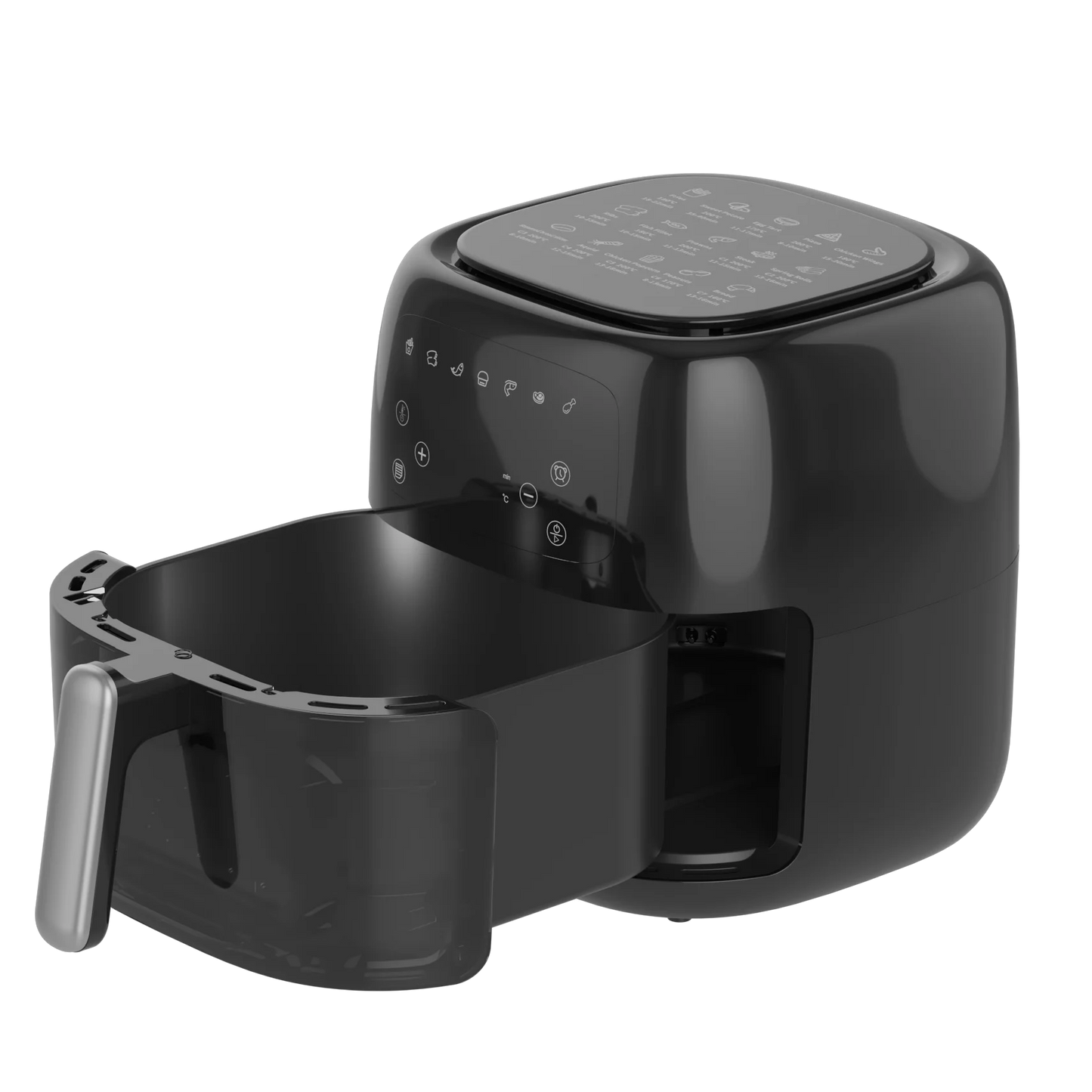 7L Intelligent Automatic Air Fryer Visual Window Modern Digital Display Square Plastic Multifunctional Smart Electric