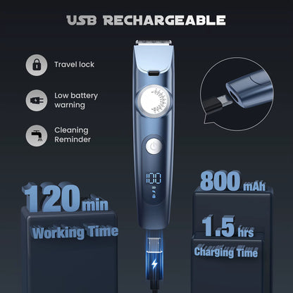 Hair Clippers Trimmer for Men Hair Beard Body Arm Professional Electric Outline Edgers Shaver