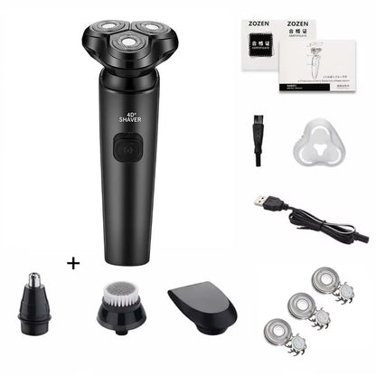 Electric Shaver Washable Rechargeable Electric Razor Body Hair Clipper Cutting Shaving Machine for Men Beard Trimmer
