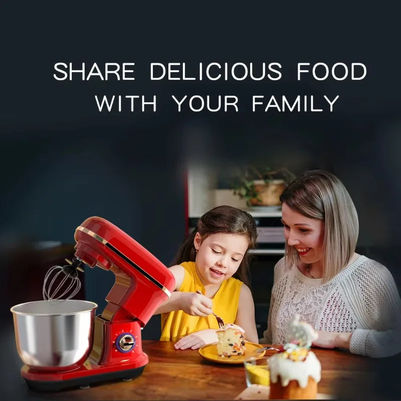 3 in 1 Pastry Stand Food Mixer Household CE GS Approved Electric Multifunctional Kitchen Stand Mixer Blender Food Processor