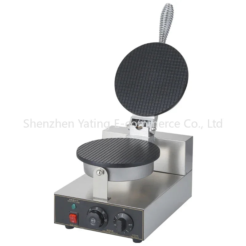1PC Electric Egg Roll Machine DIY Egg Roll Bread Maker Crispy Omelet Mold 1200W Commercial Waffle Pancake Machinery Pie Fry