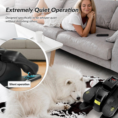 Ellipse Electric Elliptical Machine under Desk Leg Exerciser Fully Assembled LCD