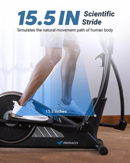 Elliptical Machine Elliptical Machine Home Hyper-Quiet Magnetic Drive System 16Levels Adjustable Resistance  App