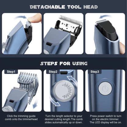 Hair Clippers Trimmer for Men Hair Beard Body Arm Professional Electric Outline Edgers Shaver