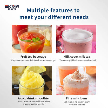 Commercial Electric Ice Blender Smoothie Fruit Juicer Blender Machine Juice Mixer Drink Blender With Intelligent Panel