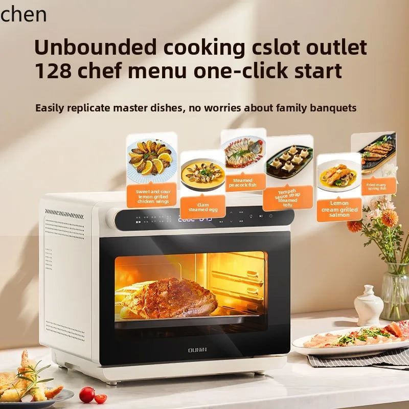 ZML steam oven baking electric oven household desktop steaming, baking and frying machine air fryer