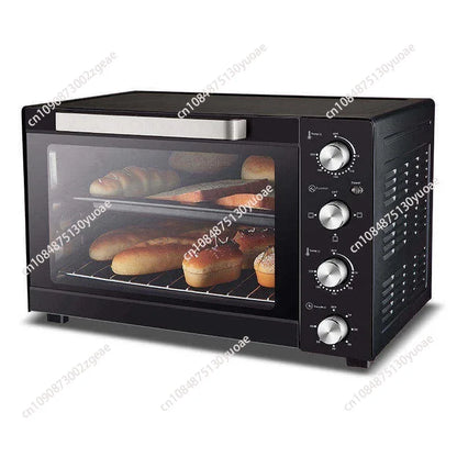 Luxury Stainless Steel 2400w Power Electric Oven Large Capacity Toasters Pizza Ovens Multifunction 45L Electric Oven
