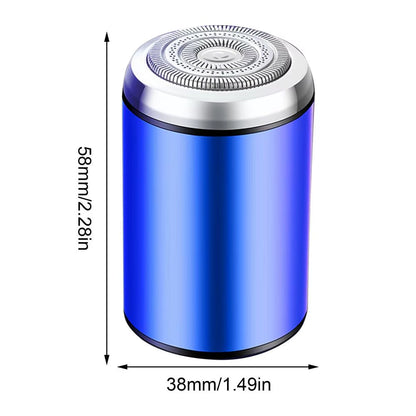 Small Electric Shaver Waterproof Mustache Shaver USB Rechargeable Trimmer Wet and Dry Shaver for Mustache Facial Hair Trimming