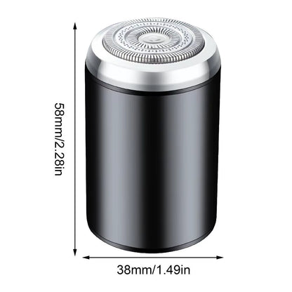Small Electric Shaver Waterproof Mustache Shaver USB Rechargeable Trimmer Wet and Dry Shaver for Mustache Facial Hair Trimming
