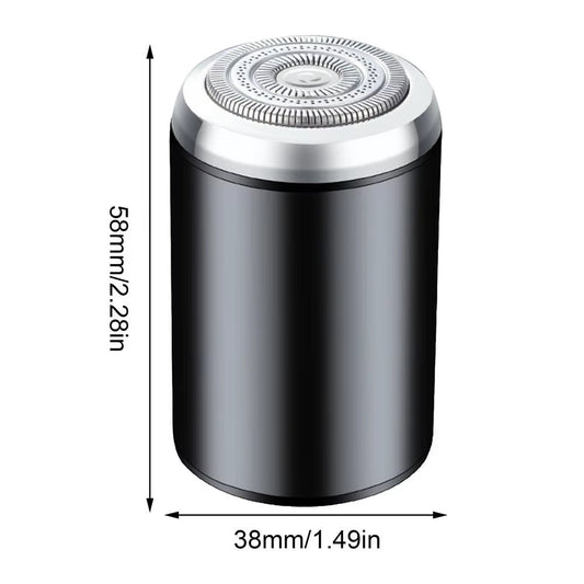 Small Electric Shaver Waterproof Mustache Shaver USB Rechargeable Trimmer Wet and Dry Shaver for Mustache Facial Hair Trimming