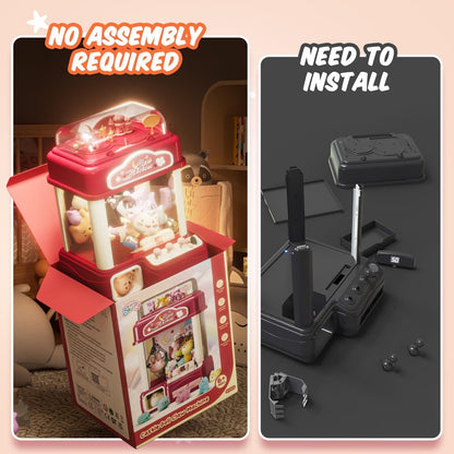 Skirfy Claw Machine for Kids Adults with Sound Light, Vending Machine Candy G...