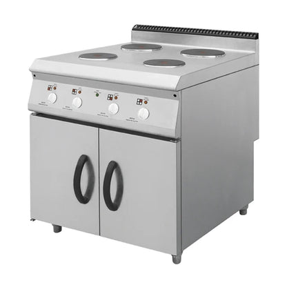 Portable Stainless Steel Electric Hot Plate Cooker 4 Square Burner Kitchen Equipment for Household Appliance Outdoor Cook Beef