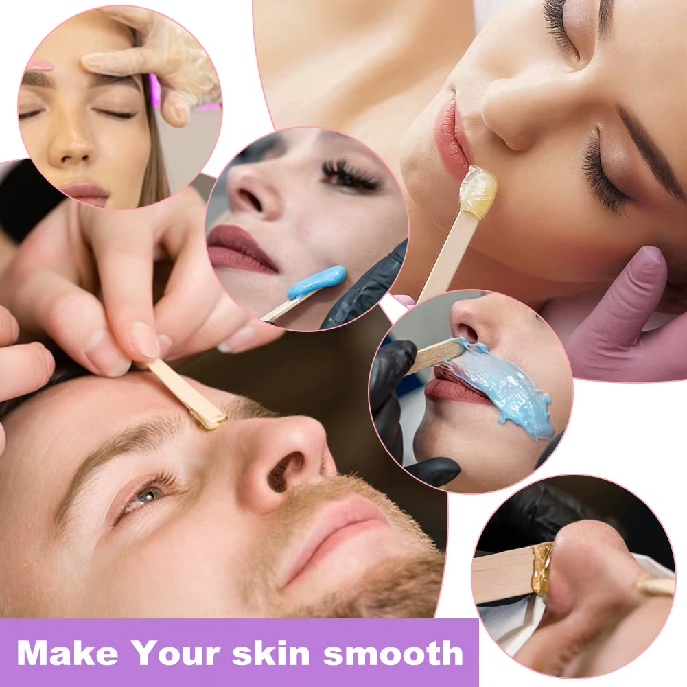 Silicone Wax Warmer Foldable Wax Heater 100W Electric Hot Wax Warmer Machine 400Ml Hair Removal Wax Machine for Hair Removal