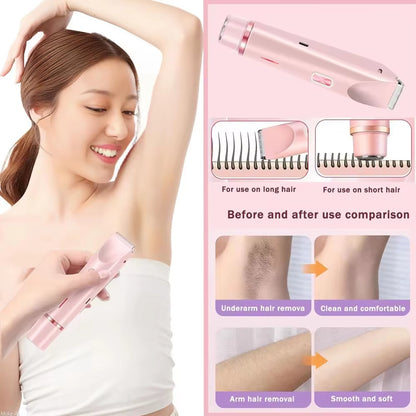 Body Epilator Electric Shaver for Woman Female Razor Face Facial Mustache Leg Body Underarm Bikini Electric Hair Remover Trimmer