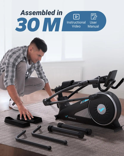 Elliptical Machine Elliptical Machine Home Hyper-Quiet Magnetic Drive System 16Levels Adjustable Resistance  App