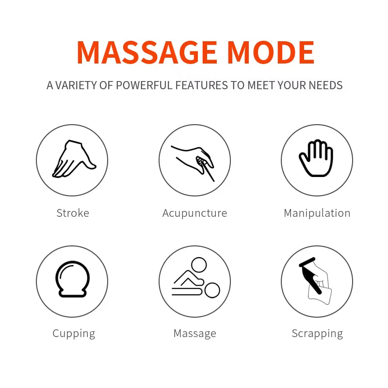 Electric Therapy Massageador Machine 8 Electrode Health Care Body Slimming Sculptor Massager Tens Acupuncture Apparatus