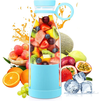 1pc 420ml Personal Size Blender, Portable Blender, Battery Operated USB Blender, Smoothies  Blender Bottle  Portable Juicer