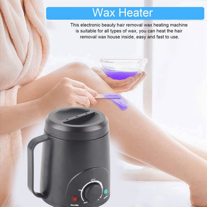 Massage Oil Wax Heater Machine Electric Fast Temperature Adjustable Water Heating Wax Warmer for Hair Removal EU/US Plug