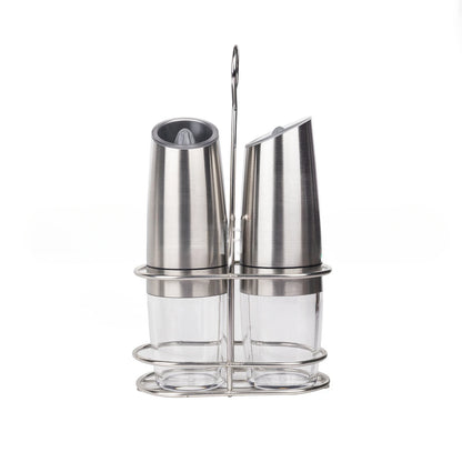 Induction electric stainless steel pepper, Sichuan pepper, and sea salt grinder