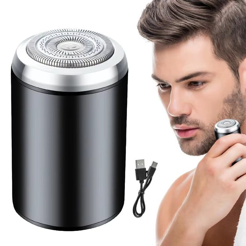 Small Electric Shaver Waterproof Mustache Shaver USB Rechargeable Trimmer Wet and Dry Shaver for Mustache Facial Hair Trimming
