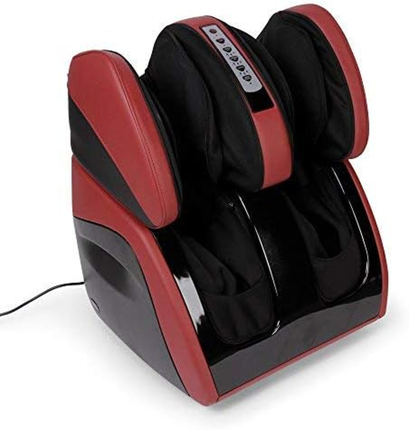 | VITALZEN® plus Mini | Electric Massager for Feet, Legs, Thighs and Knees | 3 Intensities and Massage Modes by Compression and Heat | Relieves Aches and Pains | Helps Relaxation | Red