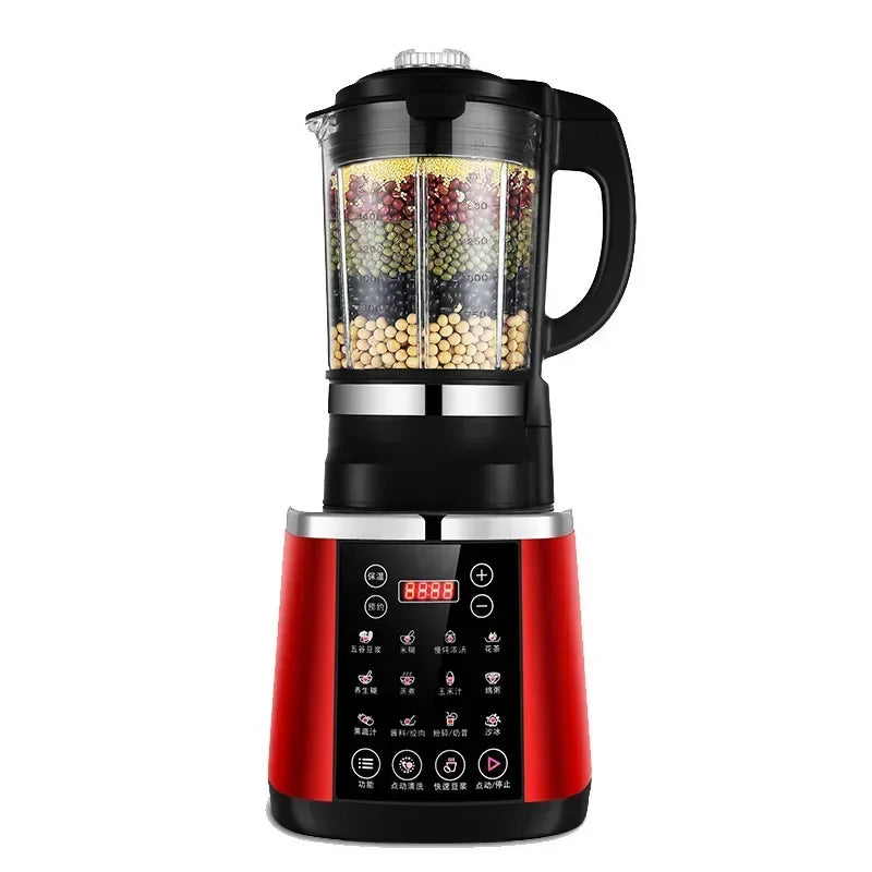 Electric Blender Machines Cooking Multifunction Food Processor Juice Extractors Machine Kitchen Heated Mixer Heating 110v 220v