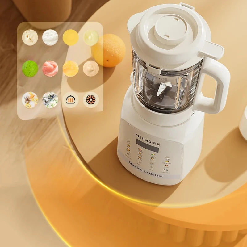 Compact Automatic Blender,  Versatile Cooking Appliance, Quick Heat Blender, AllInOne Kitchen Tool, Compact Cooking Device