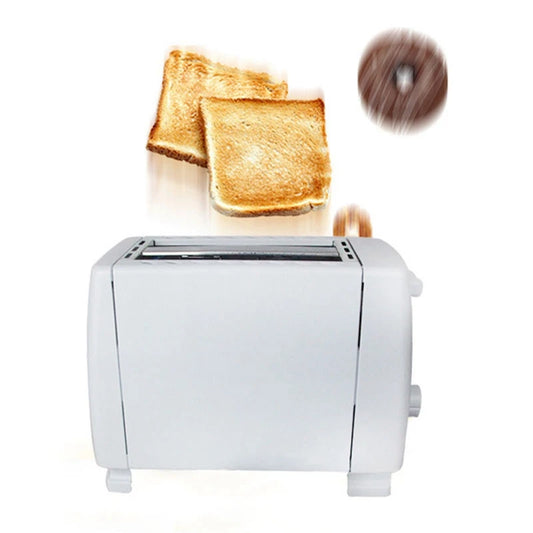 2 Slices Slots Stainless Steel Automatic Electric Bread Toaster Mini Household Breakfast Baking Bread Machine EU Plugab13