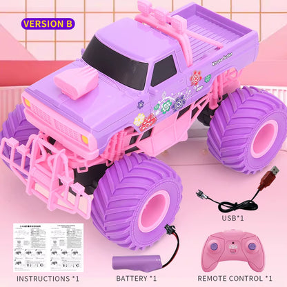 JJRC Q157 Pink Girl Toy RC Climbing Car 2.4G off Road Vehicle Party Gift Remote Control Car Girl Christmas Toys