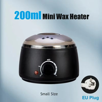 Wax Heater Warmer Machine for Hair Removal Depilation Wax Dipping Epilator Paraffin Pot and Wood Sticks Kit