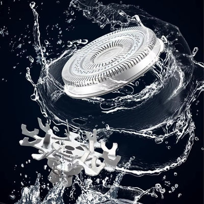 Small Electric Shaver Waterproof Mustache Shaver USB Rechargeable Trimmer Wet and Dry Shaver for Mustache Facial Hair Trimming