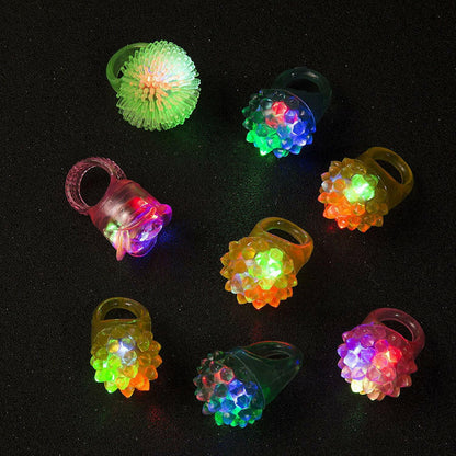 Glow in the Dark 70 Pack Light up Toys Party Favors for Kids and Adults