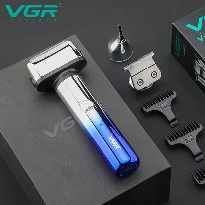 Grooming Kit Electric Shaver for Men Rechargeable Face Electric Razor Bald Body Eyebrow Beard Hair Trimmer Shaving