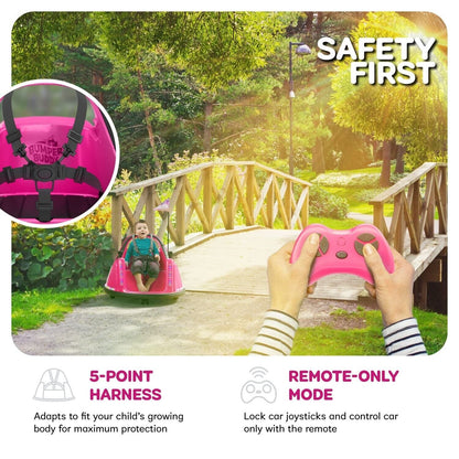 Bumper Buddy Ride on Electric Bumper Car for Kids & Toddlers, 12V 2-Speed, Ag...