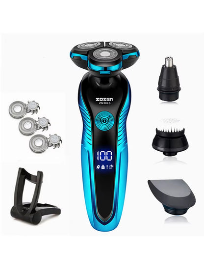Electric Shaver Washable Rechargeable Electric Razor Body Hair Clipper Cutting Shaving Machine for Men Beard Trimmer