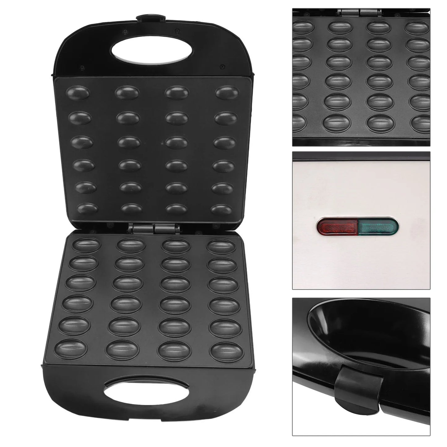 Electric Nut Maker Walnut Cake Maker Electric Nut Waffle Bread Maker Walnut Cake Maker Machine 1400W Capacity for Cooking