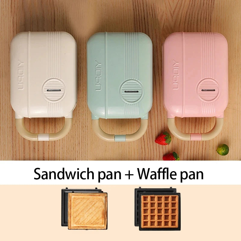 Electric Sandwich Maker Toaster Making Machine Breakfast Sandwiches Waffles Taiyaki Takoyaki Donuts Baking Pan Oven Molds