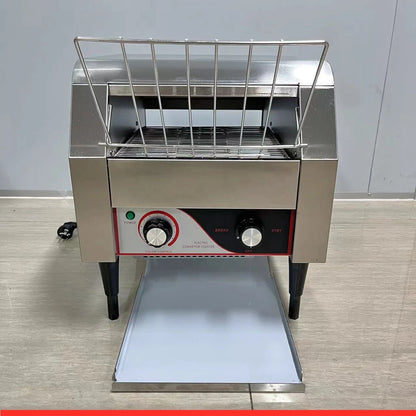 Commercial vertical quick conveyor toaster/electric belt conveyor bread toaster for breakfast