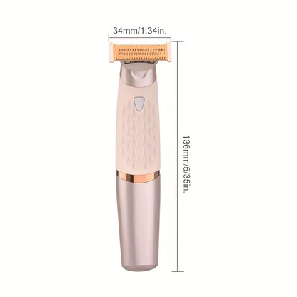 Electric Trimmer Body Hair Trimmer Electric Trimmer Portable Rechargeable Body Hair Removal Grooming Tools for Face Leg Underarm