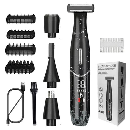 Intimate Areas Haircut Precision Shaver Men Bikini Line Sensitive Razor Balls Eggs Pubic Hair Shaving Trimmer Face Beard Clipper